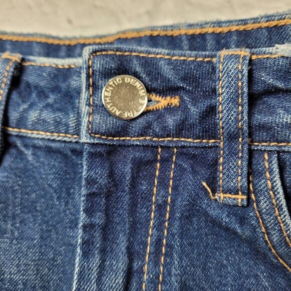 Zara Denim Trafaluc Shorts with Red Racing Stripe size 6 - Picture 8 of 13